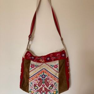Large Boho Cross Body Bag